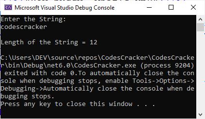 c sharp length of string example