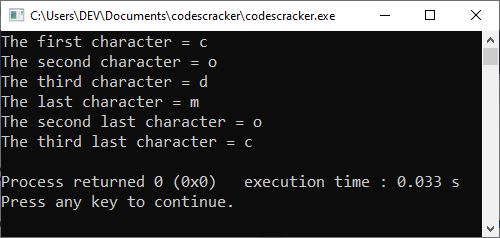 c string program