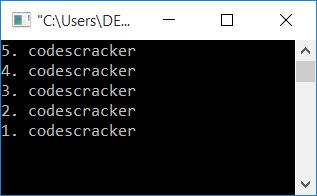 recursive function execution in c