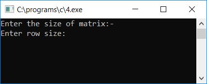 add two matrix in c