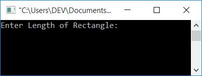 c find area of rectangle