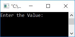 c print integer entered by the user