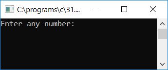 c program print total number of digit