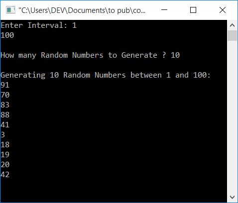 c program random numbers