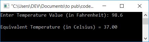 fahrenheit to celsius conversion c