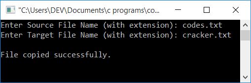 file copy program c