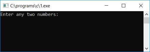 largest between two using ternary operator