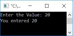 print integer value in c