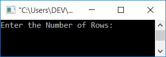 print pascal triangle upto n rows c