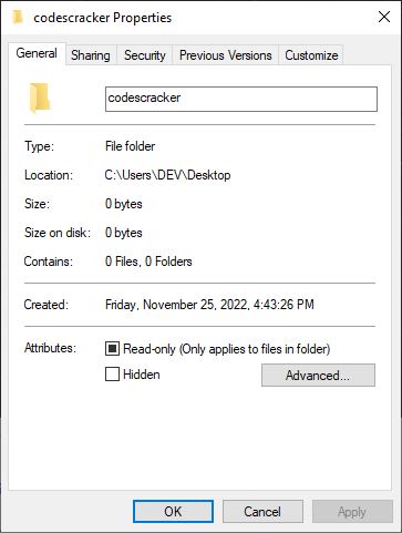 computer folder properties hide computer trick