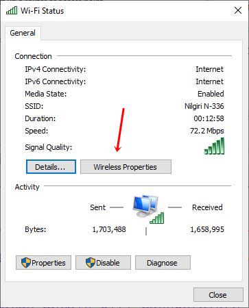 WiFi status computer tricks