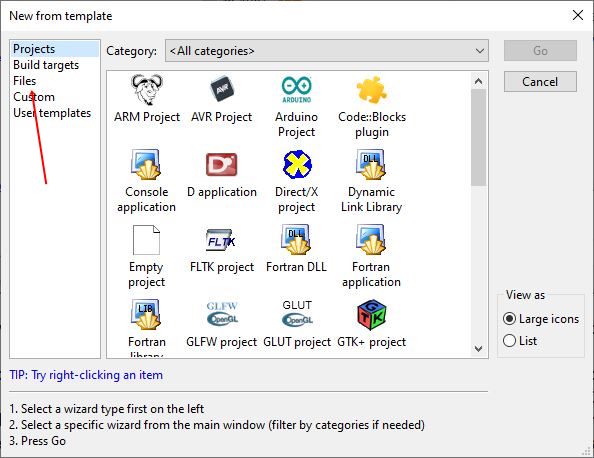 cpp course code block setup