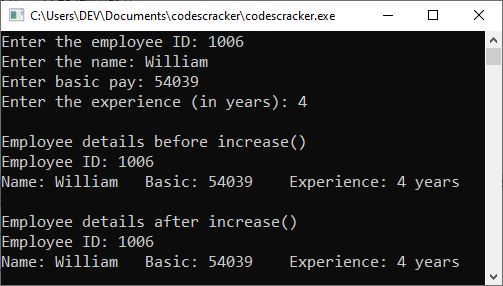 c++ pointer to structure example