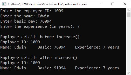 c++ structure pointers example program