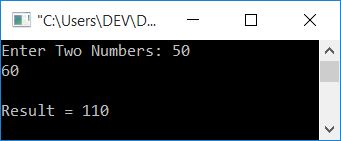 add two numbers in cpp