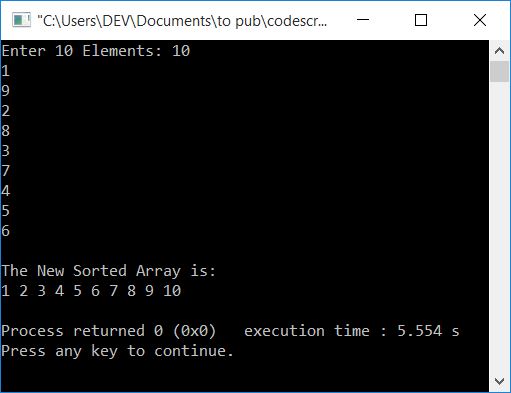 bubble sort c++ using function