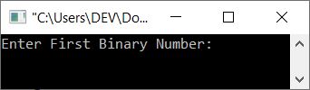 c++ add two binary numbers