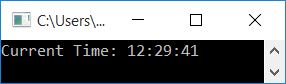 c++ print current time