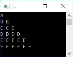 pattern program in c++