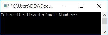 C++ program convert hexadecimal to octal