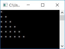 C++ program print patterns