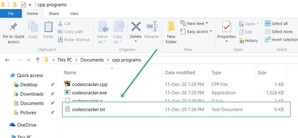 delete a file in c++