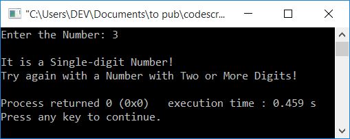 interchange first last digit of number c++