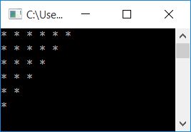 print pattern in C++ Programming