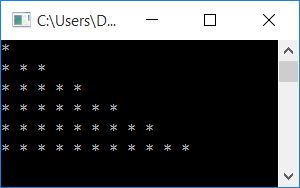 print star pattern in C++ Programming