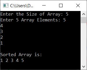 selection sort using function c++