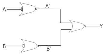 and gate using nor gate