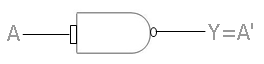 not gate using nand gate