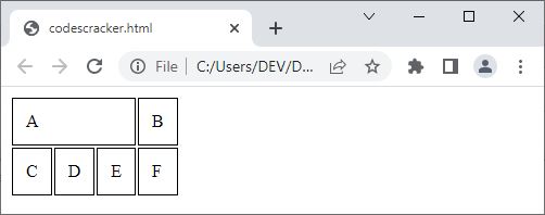 html attribute colspan example