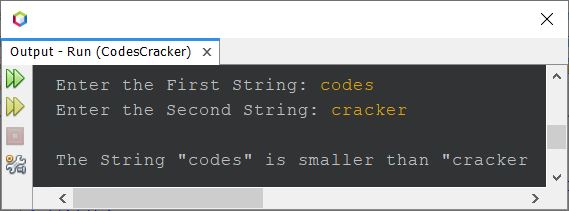 compare two strings in java