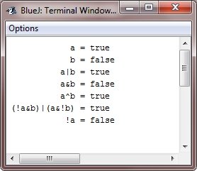 java boolean logical operators