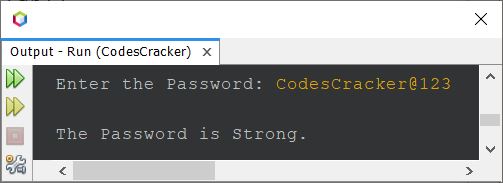 java check password strength