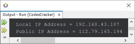 java find local public ip address