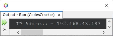 java find print ip address