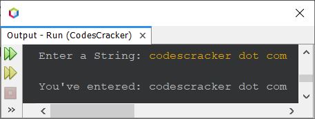 java get complete string input