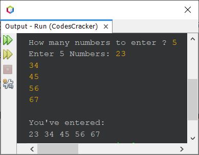 java get multiple inputs from user