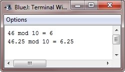 java modulus operator