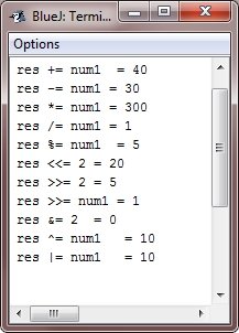 java operators