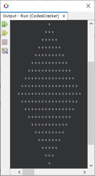 java print diamond pattern of stars