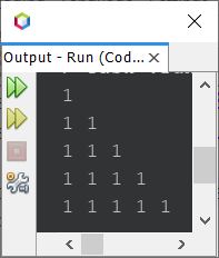 java print number pattern