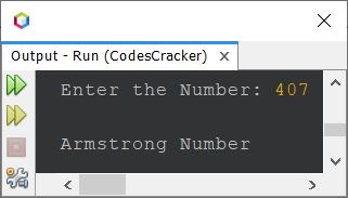 java program check armstrong number