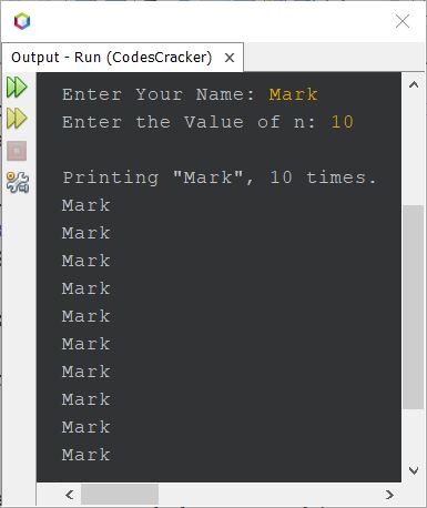 Java Programming examples with output