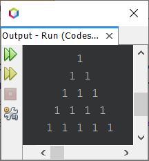 java pyramid pattern of numbers