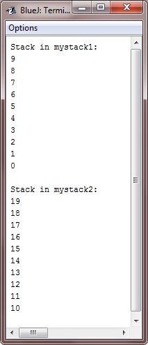 java stack