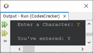 java take character input