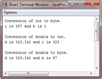 java type casting